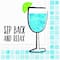 JAM Paper Sip Back Relax Cocktail Napkins, 40ct.